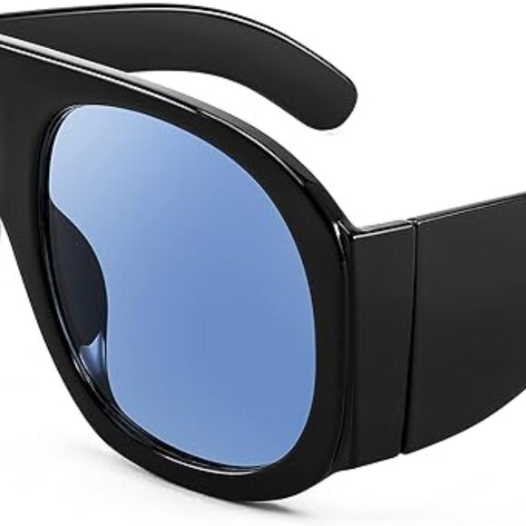 Oversized vintage woman's sunglasses - Picture 3 of 5